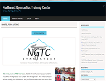 Tablet Screenshot of nwgymnasticstc.com